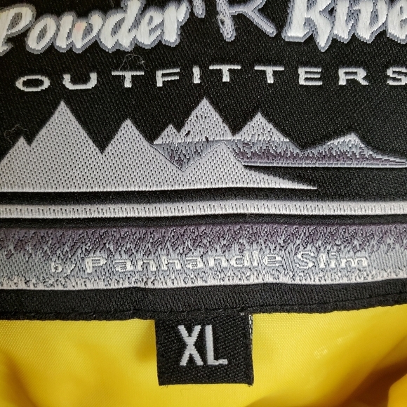 Panhandle Slim Goose Down Puffy  Vest Yellow XL Winter Outdoor - Picture 4 of 14